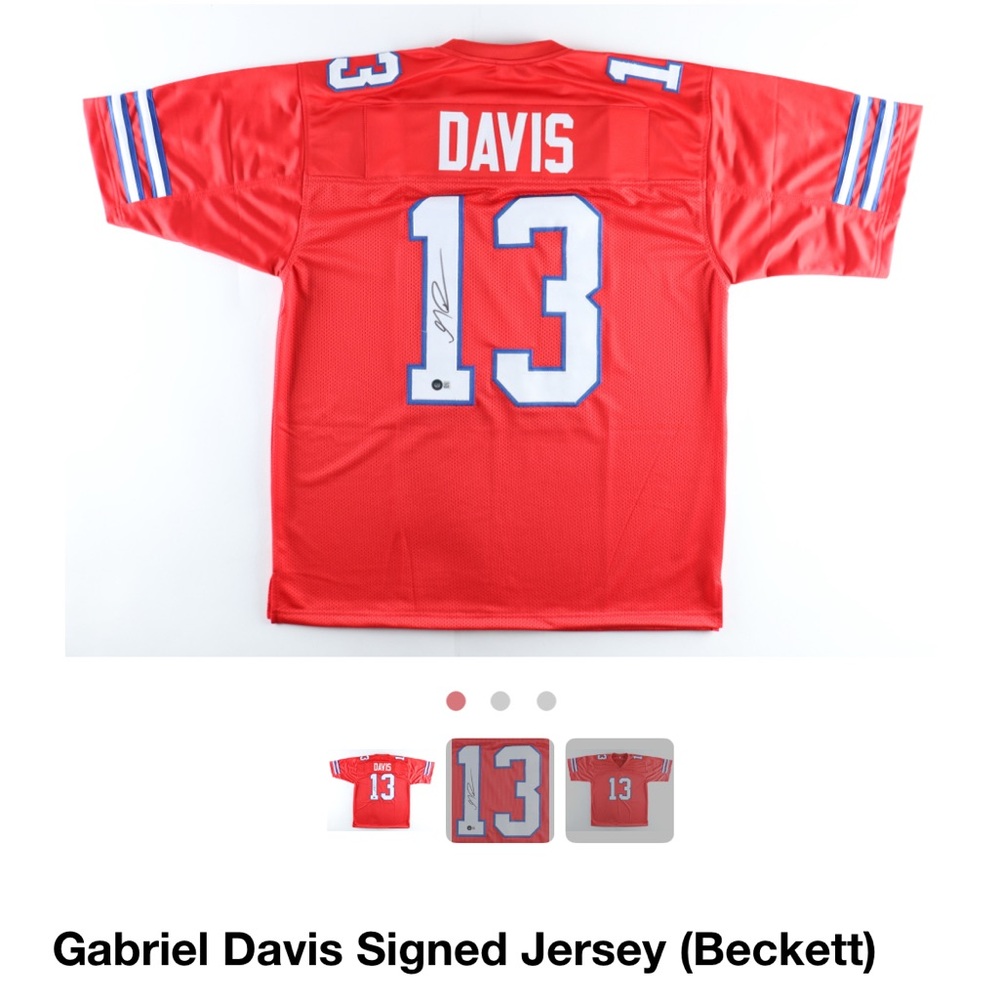 Gabriel Davis Signed Jersey